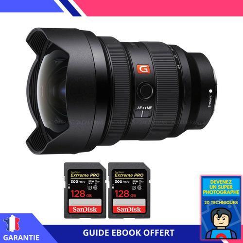 Sony FE 12-24mm f/2.8 GM + 2 SanDisk 128GB UHS-II 300 MB/s + Ebook ... on Productcaster.