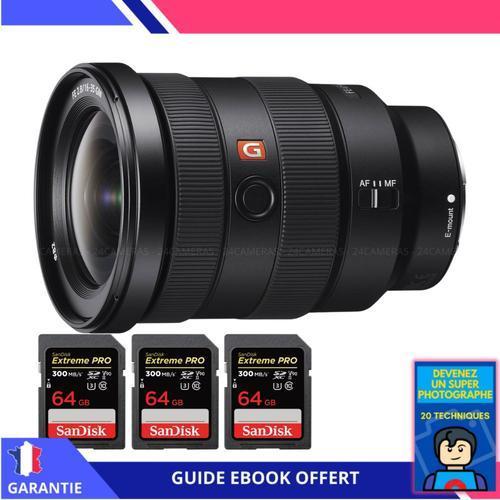 Sony FE 16-35mm f/2.8 GM + 3 SanDisk 64GB UHS-II 300 MB/s + Ebook '... on Productcaster.