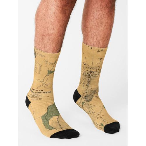 Chaussettes Taille Unique Vintage Battle Of Gettysburg Map (1864) N... on Productcaster.