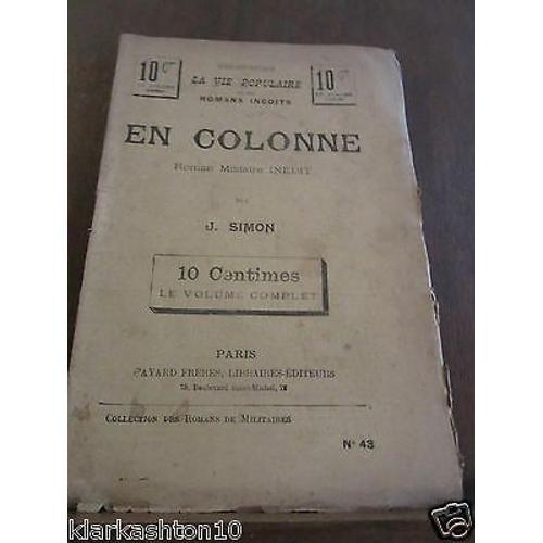 En Colonne Roman Militaire Par J. Simon Bibliothèque De La Vie Popu... on Productcaster.