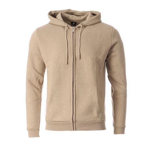 Sweat À Zippée Beige Homme Just Emporio 520 on Productcaster.