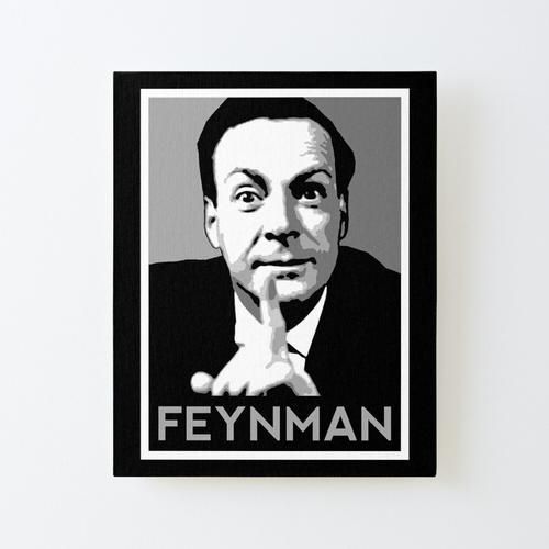 Canevas imprimer Richard P. Feynman, physicien théorique (incolore)... on Productcaster.