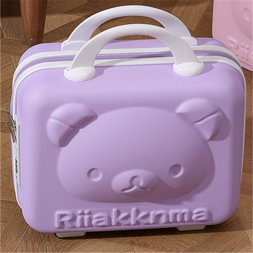 Pourpre petit ours valise mini valise 14 "coffre cosmÃ tique accomp... on Productcaster.