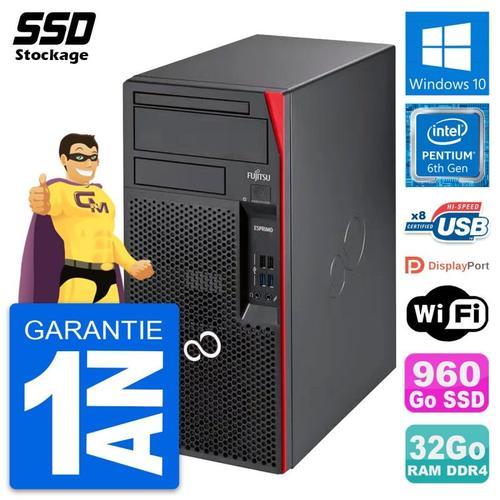 PC Tour Fujitsu Esprimo P557 MT Pentium G4400 RAM 32Go SSD 960Go Wi... on Productcaster.