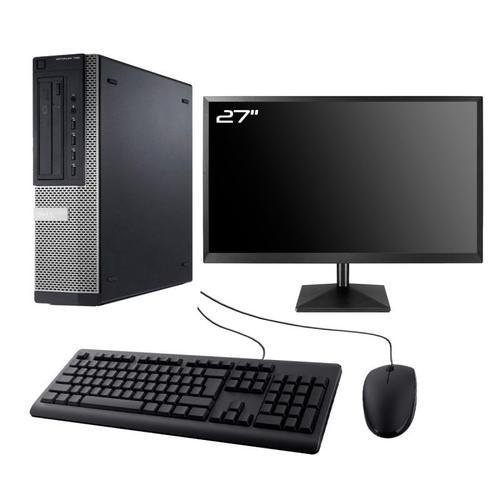 PC Dell Optiplex 790 DT Ecran 27" Intel I7-2600 RAM 32Go SSD 960Go ... on Productcaster.