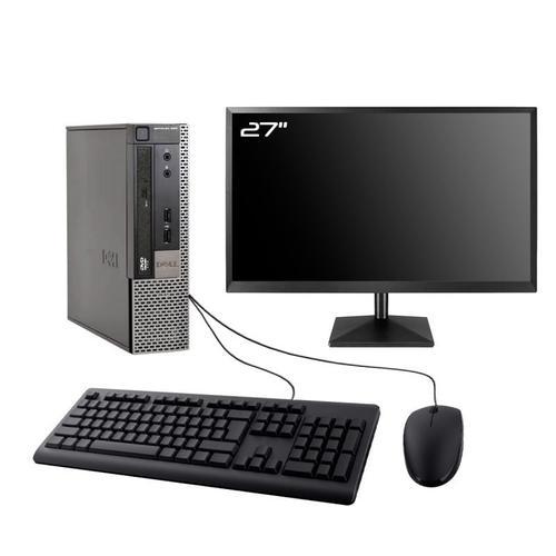 PC Dell Optiplex 990 USFF Ecran 27" Intel I3-2100 RAM 8Go SSD 240Go... on Productcaster.