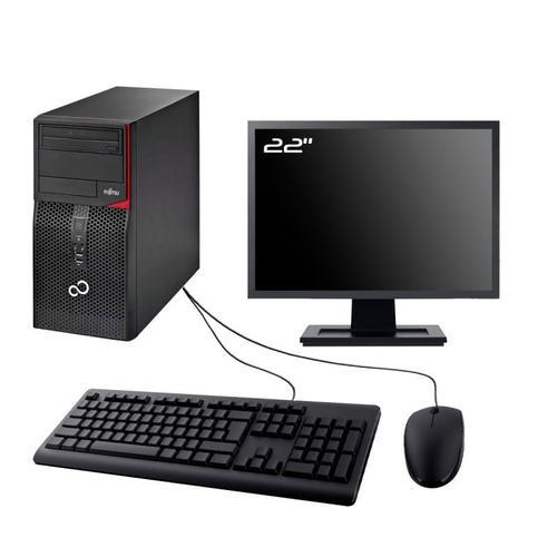 PC Fujitsu Esprimo P420 Tour Ecran 22" Intel I5-4570 RAM 16Go SSD 2... on Productcaster.