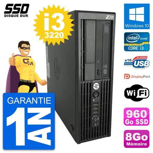 PC HP WorkStation Z220 SFF Intel Core i3-3220 RAM 8Go SSD 960Go Win... on Productcaster.