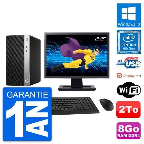 PC Tour HP 400 G4 MT Ecran 22" Pentium G4400 RAM 8Go Disque 2To Win... on Productcaster.