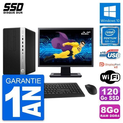 PC Tour HP ProDesk 600 G3 MT Ecran 22" G4400 RAM 8Go SSD 120Go Wind... on Productcaster.