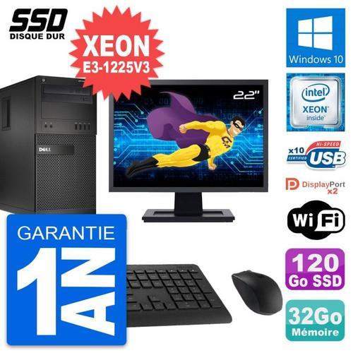 PC Tour Dell XE2 MT Ecran 22" Xeon E3-1225 V3 RAM 32Go SSD 120Go Wi... on Productcaster.