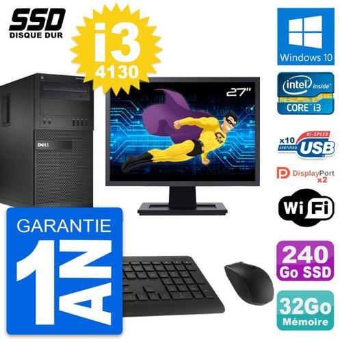 PC Tour Dell XE2 MT Ecran 27" Intel i3-4130 RAM 32Go SSD 240Go Wind... on Productcaster.