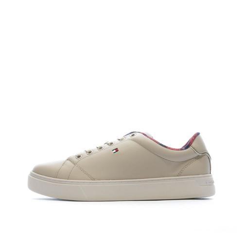 Baskets Marrons Femme Tommy Hilfiger Essential Court on Productcaster.