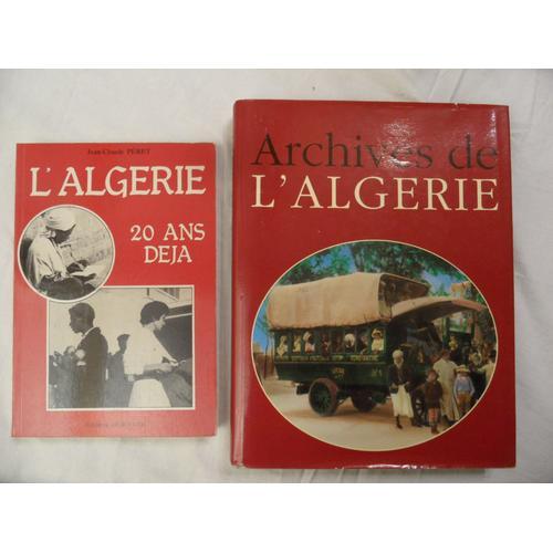 Lot De 2 Livres Sur L'algérie - L'algérie 20 Ans Déjà + Archives De... on Productcaster.