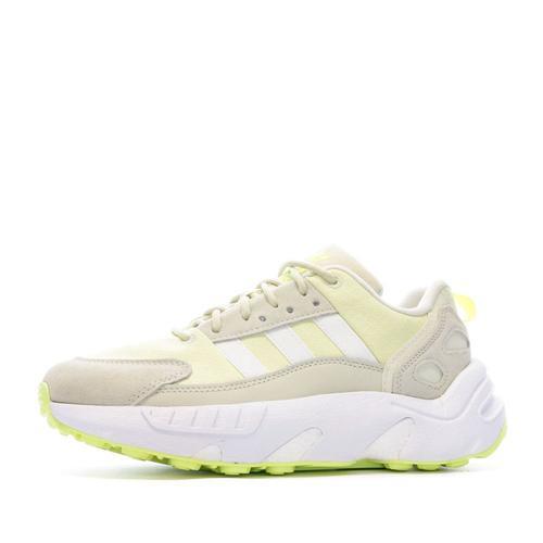 Baskets Écru/Jaune Femme Adidas Zx 22 Boost - 39 1/3 on Productcaster.