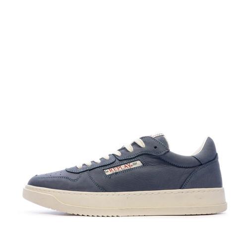 Baskets Bleu Homme Replay Reload Washed on Productcaster.