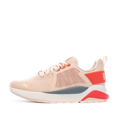 Baskets Rose/Orange Fille Puma Future on Productcaster.