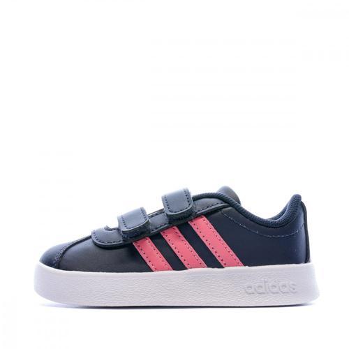 Baskets Bleu Bébé Adidas Vl Court 2.0 on Productcaster.