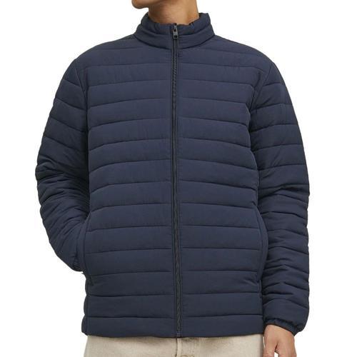 Doudoune Marine Homme Jack & Jones Puffer Collar on Productcaster.