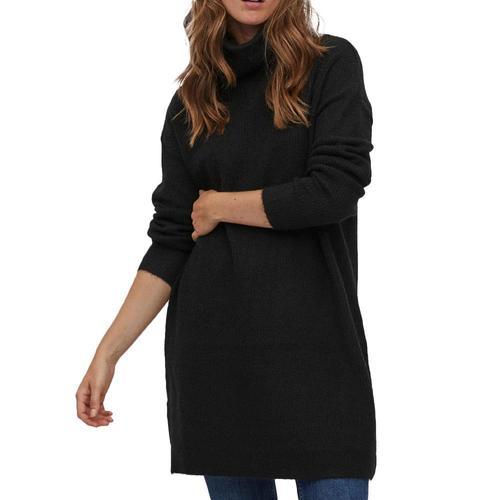 Robe Noir Femme Vila Vicilia Tunic on Productcaster.