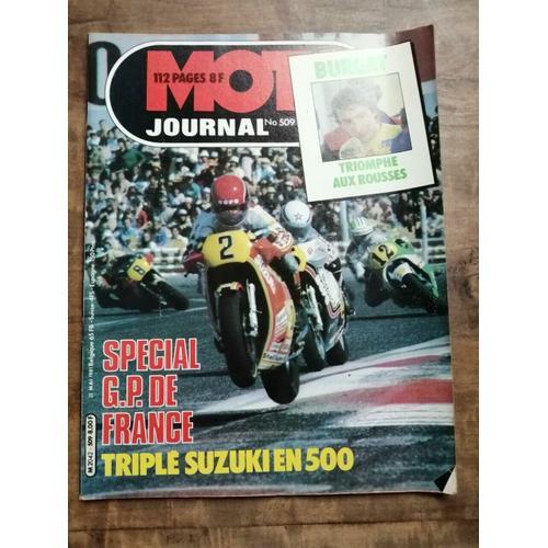 Moto Journal No 509 20 Mai 1981 on Productcaster.