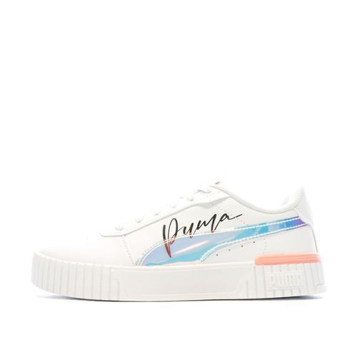 Baskets Blanches Fille Puma Carina 2.0 on Productcaster.