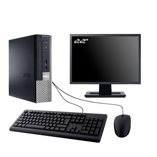 PC Dell Optiplex 7010 USFF Ecran 22" Intel I3-3220 RAM 8Go SSD 960G... on Productcaster.