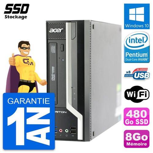 PC Acer Veriton X2630G SFF Intel Pentium G3220 RAM 8Go SSD 480Go Wi... on Productcaster.