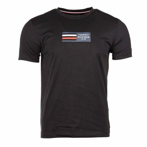 Tee-Shirt Manches Courtes Noir Homme Tommy Hilfiger Taille Xl on Productcaster.