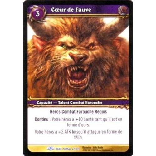 Coeur De Fauve World Of Warcraft - Wow Trading Card A Travers Les P... on Productcaster.