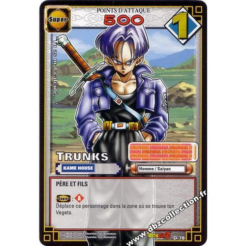 Dragon Ball Z Serie 4 D-78 Trunks Vf on Productcaster.