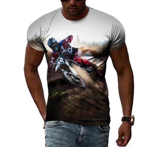 T-Shirt Manches Courtes Pour Homme,Estival Et Décontracté,Avec Impr... on Productcaster.