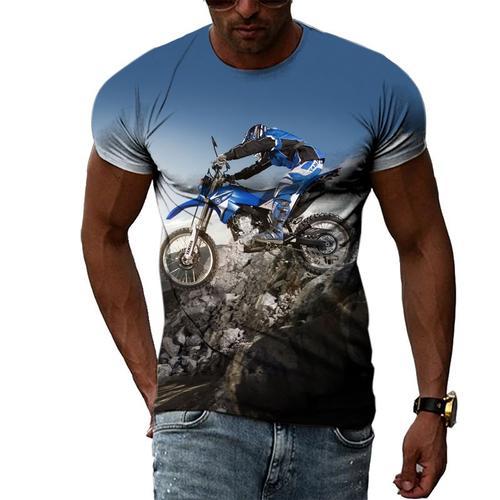 T-Shirt Manches Courtes Pour Homme,Estival Et Décontracté,Avec Impr... on Productcaster.