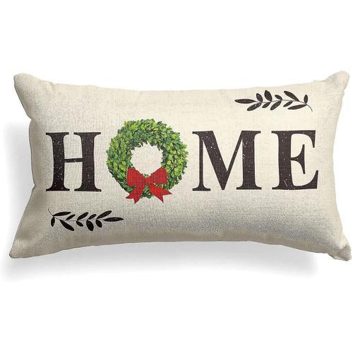 Housse de coussin en forme de couronne de buis, 12X20 pouces, houss... on Productcaster.