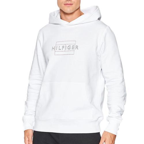 Sweat À Capuche Blanc Homme Tommy Hilfiger 598 on Productcaster.