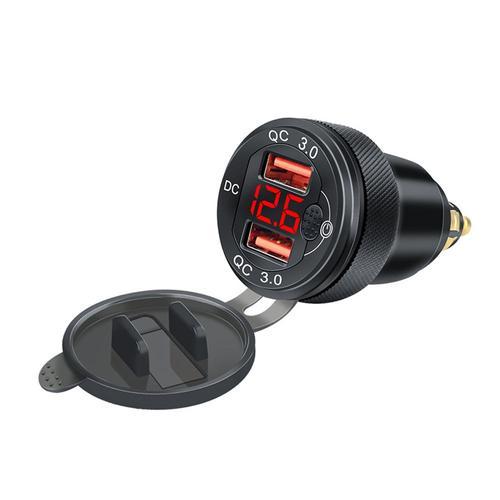 Motos Dual Usb Adaptateur De Chargeur Rouge Lumière Pour R1150gs R1... on Productcaster.