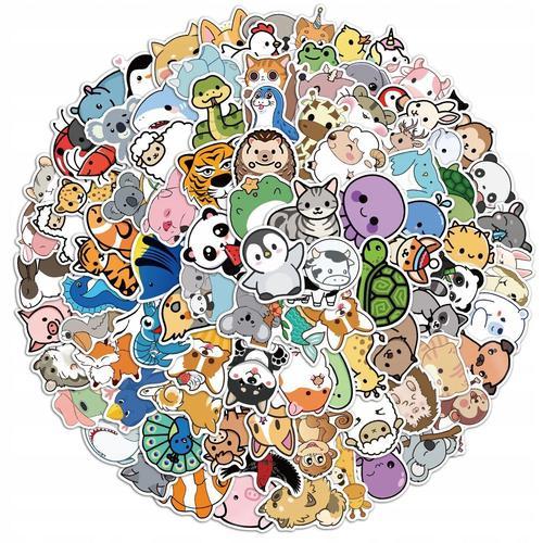 200 Autocollants Mignons En Forme D'animaux De Dessin Anim¿¿.,Aesth... on Productcaster.