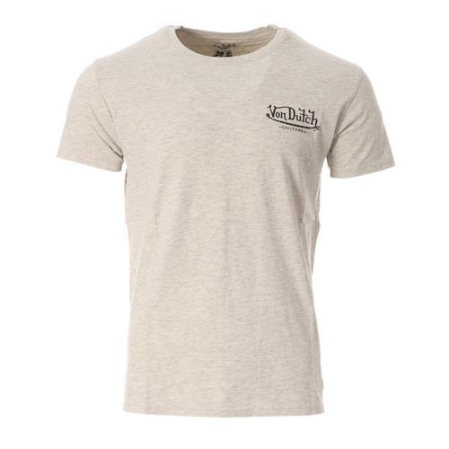 T-Shirt Écru Homme Von Dutch Badb on Productcaster.