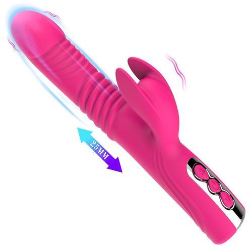 Vibromasseur Télescopique À 8 Fréquences Pour Femme, Bâton Vibrant ... on Productcaster.