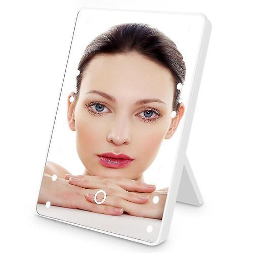 Miroir De Maquillage De Bureau 16led Miroir De Maquillage Pliable S... on Productcaster.