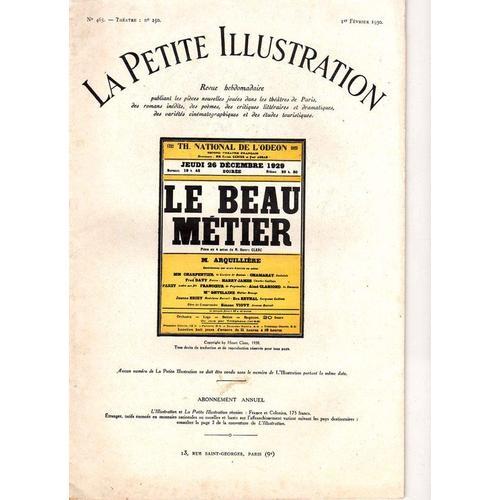 La Petite Illustration Théâtrale N° 250 : Le Beau Métier, Pièce De ... on Productcaster.