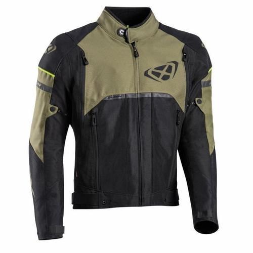 Blouson Moto Ixon Allroad - Noir/Kaki - L on Productcaster.