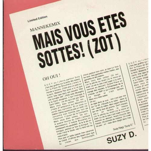 Mannekemix "Mais Vous Etes Sottes ! (Zot)" 3'06 - Genial 3'25 on Productcaster.