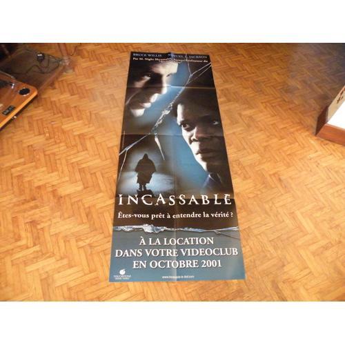 Incassable *** Affiche Cinema Video Club Film 160*60 Cm on Productcaster.