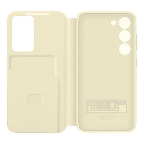 Étui Pour Galaxy S23 À Fenêtre Clear View Cover Orginal Beige on Productcaster.