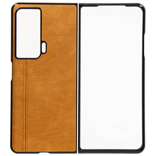 Coque Pour Honor Magic Vs Aspect Cuir Rigide Design Fin Camel on Productcaster.