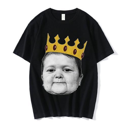 T-Shirt À Col Rond En Pur Coton Pour Hommes Et Femmes,Mini Khabib B... on Productcaster.