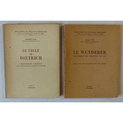 Le Cycle De Dietrich, Le Wunderer Par Georges Zink (Lot De 2 Études... on Productcaster.