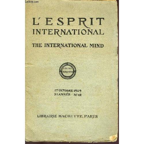 L Esprit International.3 E Annee N° 12 on Productcaster.