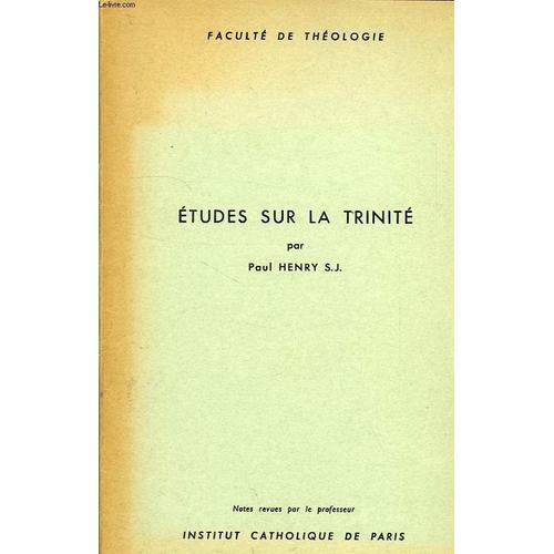 Etudes Sur La Trinite on Productcaster.